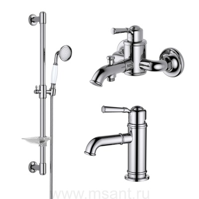 Комплект для ванны Aquatek Классик AQ1530CR 3 в 1