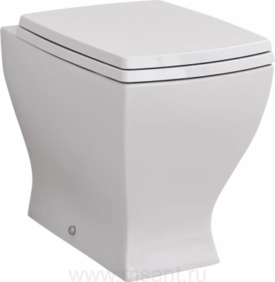 Унитаз приставной ArtCeram Jazz JZV002 с микролифтом, петли хром