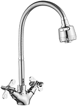 Смеситель Rossinka RS42 RS42-75 для кухонной мойки с гибким изливом