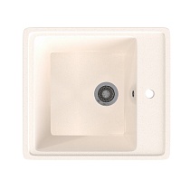 Мойкa MIXLINE ML-GMS10 СТАНДАРТ прямоугольная, белый (331), 460*505*190мм