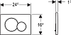 Кнопка смыва Geberit Sigma 20 115.882.11.1 белая
