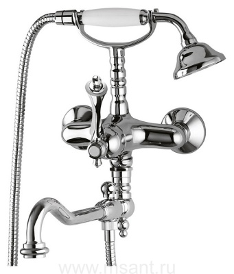 Смеситель Cezares Margot MARGOT-VDFM2-01-M для ванны с душем