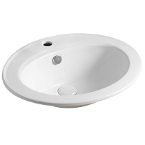 Раковина Azario 56,5х47,5х18 встраеваемая, белая