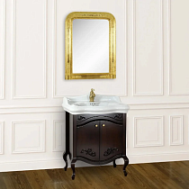 Мебель для ванной Migliore Impero 70 с дверками, noce (тумба+раковина)