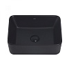 Раковина накладная ABBER Rechteck AC2213MB черная матовая