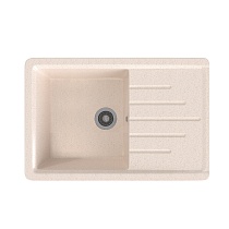 Мойкa MIXLINE ML-GMS07 СТАНДАРТ с крылом, бежевый (328), 750*495*190мм