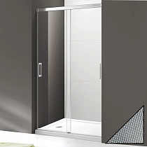 Душевая дверь в нишу Cezares Tandem Soft BF-2-120-P-Cr стекло punto