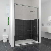 Душевая дверь в нишу RGW Classic CL-11 (760-810)х1850 профиль хром