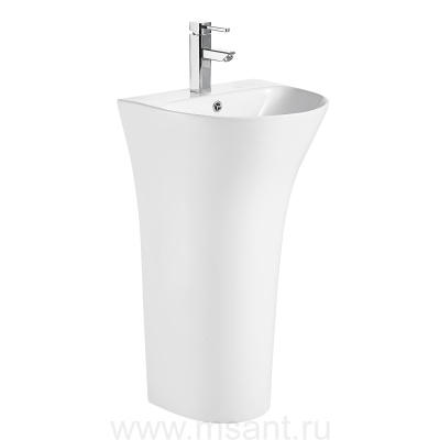 Раковина напольная AZARIO FRETTA ROUND 480x420x835 отдельностоящая