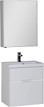 Мебель для ванной Aquanet Латина 60 2 ящика белая