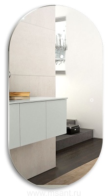 Зеркало AZARIO Viva 550х1050 сенсорный выключатель, универсальное крепление