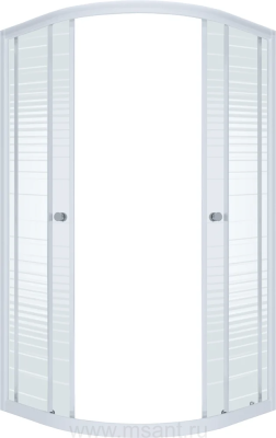 Душевой уголок Triton Стандарт 90х90 А/В АКВА - ПОЛОСЫ