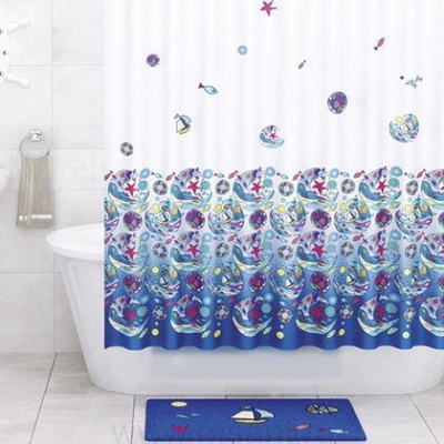 Штора для ванной Wasserkraft Salm SC-13101