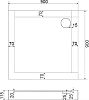 Поддон для душа Good Door Форум 90x90