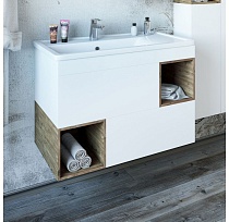 Тумба Sanflor Даллас 80 (Б/Др) раковина Фостер 80П