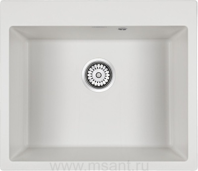 Мойка кухонная Paulmark Kante PM106052-WH белый