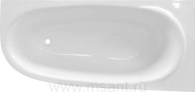 Ванна из искусственного камня Эстет Венеция 170x80, R 