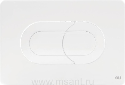 Кнопка смыва OLI Salina 640081 белая