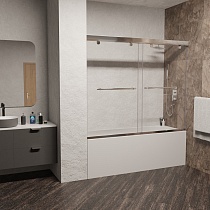 Шторка на ванну RGW SC-66 (Прозрачное, 1500)