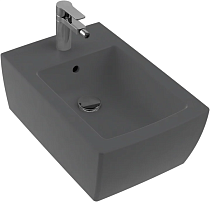 Биде подвесное Villeroy & Boch Memento 2.0 443300I4 graphite, ceramicplus