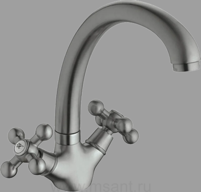 Смеситель для кухни Haiba HB4719-5 сатин