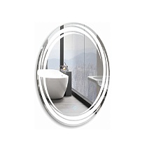 Зеркало AZARIO Нормандия 570х770 LED-подсветка с диммером, сенсорный выключатель