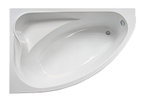 Акриловая ванна BAS Милан 170x110 L на каркасе