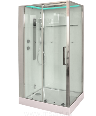 Timo Premium HELMA душевая кабина (90*120*220), шт, стульчик прозрачный