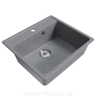 Мойкa MIXLINE ML-GM15 темно-серая (309), 560*500*180мм