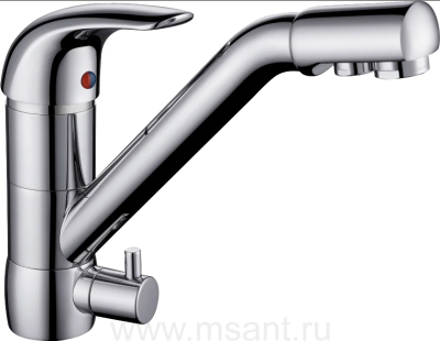 Смеситель Aquanet Kitchen AF777-44С для кухонной мойки