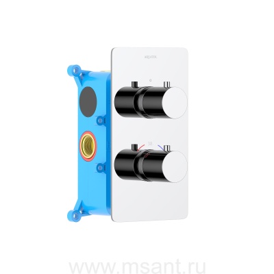 Термостатический смеситель для душа (внешняя и скрытая часть) AQUATEK AQ1391CR ЕВРОПА