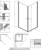 Душевой уголок Radaway EOS KDD I 80x80