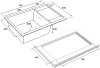 Мойка кухонная Paulmark PM317850-DG графит