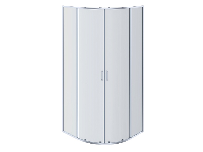AQUATEK AQ NAA 2142-90 (новый артикул AQ ARI RO 09020CH) Душевой уголок 1/4 круга, двери раздвижные 900x900x2000, профиль хром, стекло прозрачное