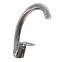 Смеситель для кухни 40k MIXLINE ML05-032 высокий излив с/отв боковая п/гайку (без подводки)