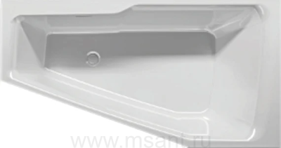 Акриловая ванна Riho Rething Space BD8600500000000 L, 180x110