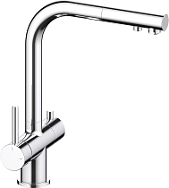 Смеситель Timo Saona 2356/00FL для кухонной мойки, хром