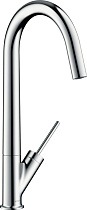 Смеситель Axor Starck 10822000 для кухонной мойки, хром