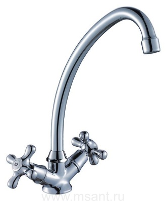 Смеситель Rossinka H H02-71 для кухонной мойки