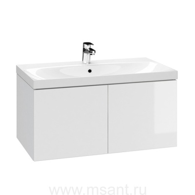 Тумба под раковину подвесная Cersanit COLOUR 80 для COMO 80 белый