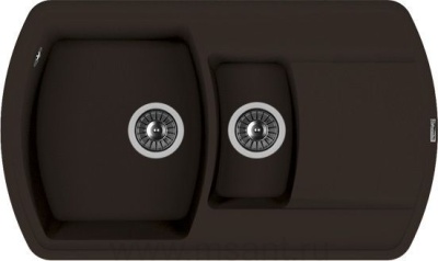 Мойка кухонная Florentina Нире 860К мокко