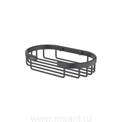 Мыльница решетка Aquatek, матовый черный AQ4956MB 