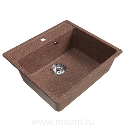 Мойкa MIXLINE ML-GM15 терракотовая (307), 560*500*180мм