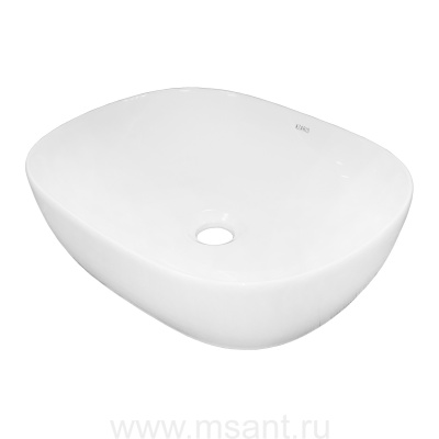 Раковина-чаша Azario 465x375x115 накладная, белый глянец