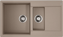 Мойка кухонная Omoikiri Daisen 86-2-SA бежевая