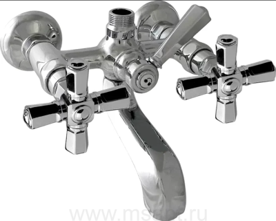 Смеситель Nicolazzi Teide 1900CR45 для ванны с душем, хром