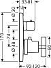 Термостат Axor Citterio 39705000 для душа