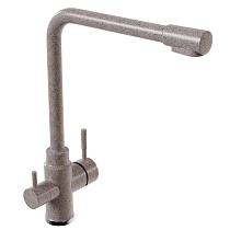 Смеситель для кухни 35к MIXLINE ML-GS13 (302) песочный с вых. для питьевого фильтра