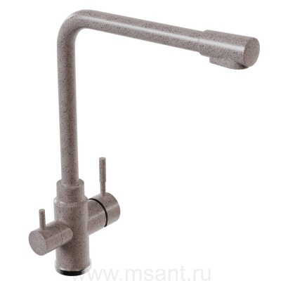 Смеситель для кухни 35к MIXLINE ML-GS13 (302) песочный с вых. для питьевого фильтра