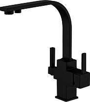 Смеситель Zorg Sanitary ZR 332 YF BLACK для кухонной мойки